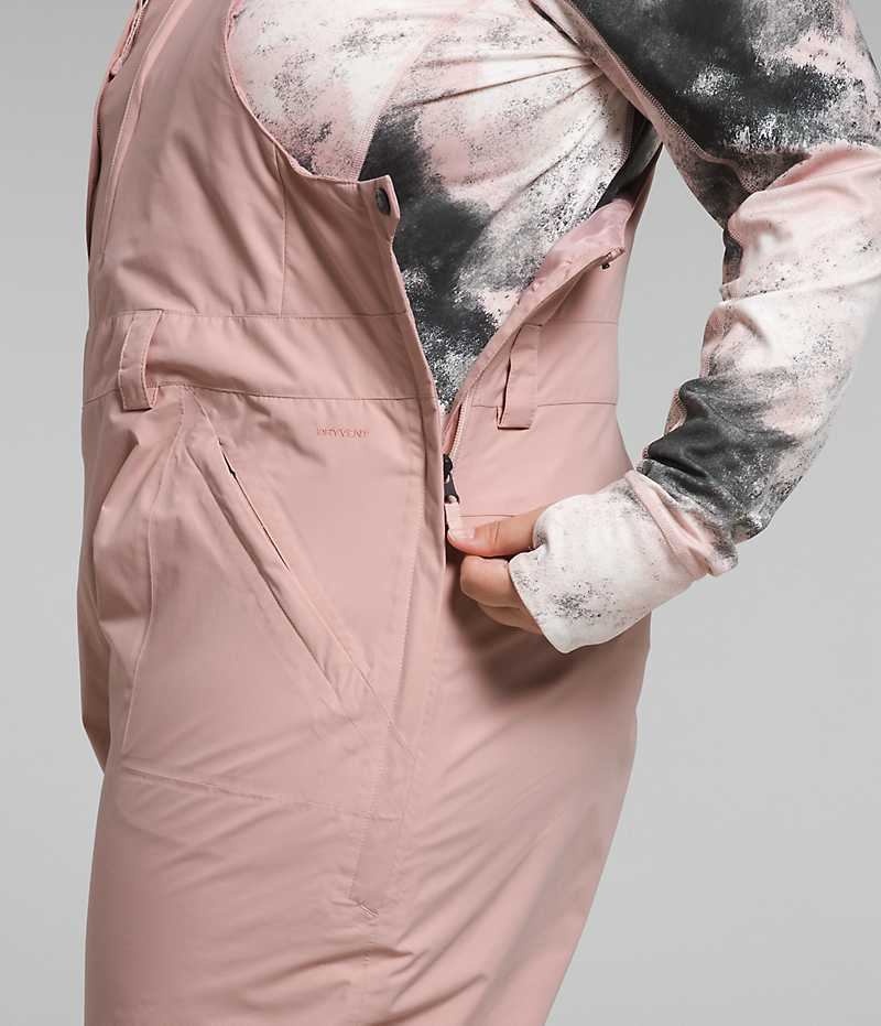 Pantalon Bib The North Face Plus Freedom Femme Rose | PARIS ZPDCT