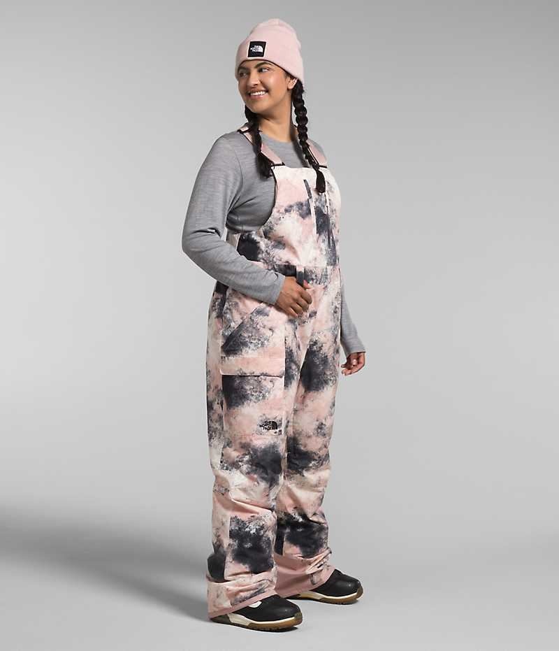 Pantalon Bib The North Face Plus Freedom Insulated Femme Rose | FR DYUJA
