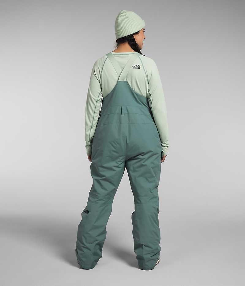 Pantalon Bib The North Face Plus Freedom Insulated Femme Vert | FRANCE UHITA