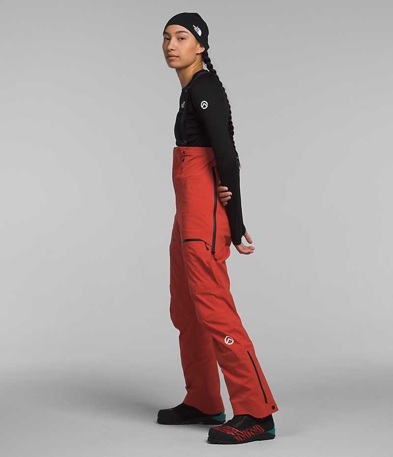 Pantalon Bib The North Face Summit Series Pumori GTX Pro Femme Rouge | FR ERVPC