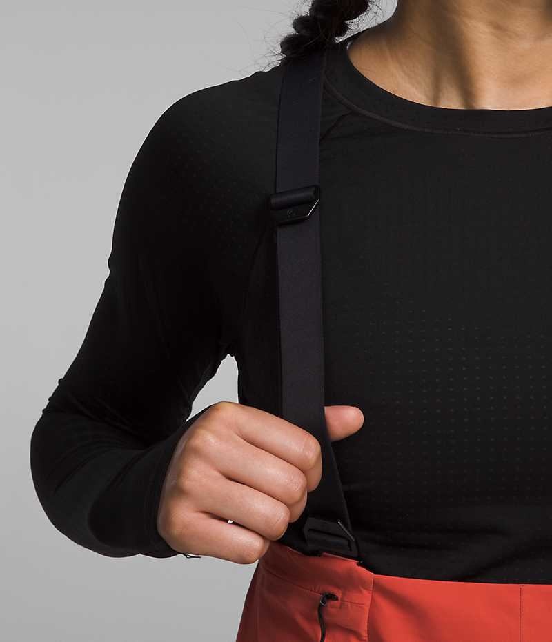 Pantalon Bib The North Face Summit Series Pumori GTX Pro Femme Rouge | FR ERVPC