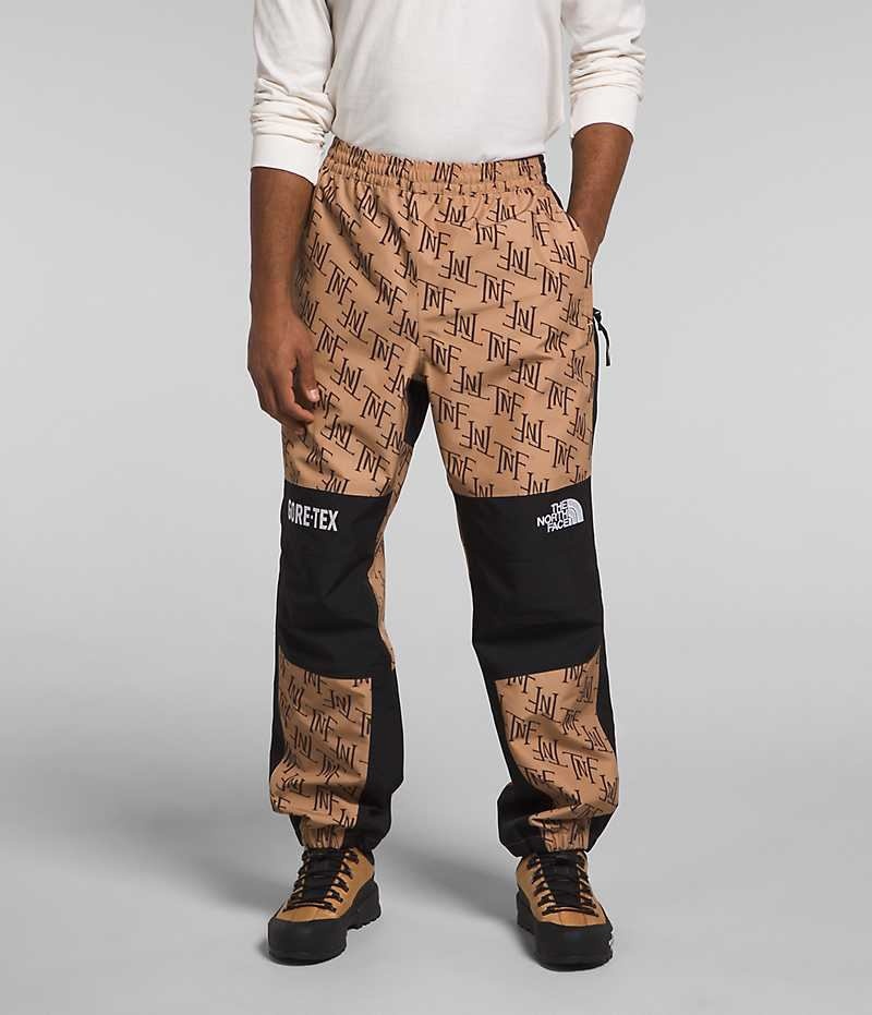 Pantalon De Pluie The North Face GTX Mountain Homme Kaki Noir | PARIS ZYFMX