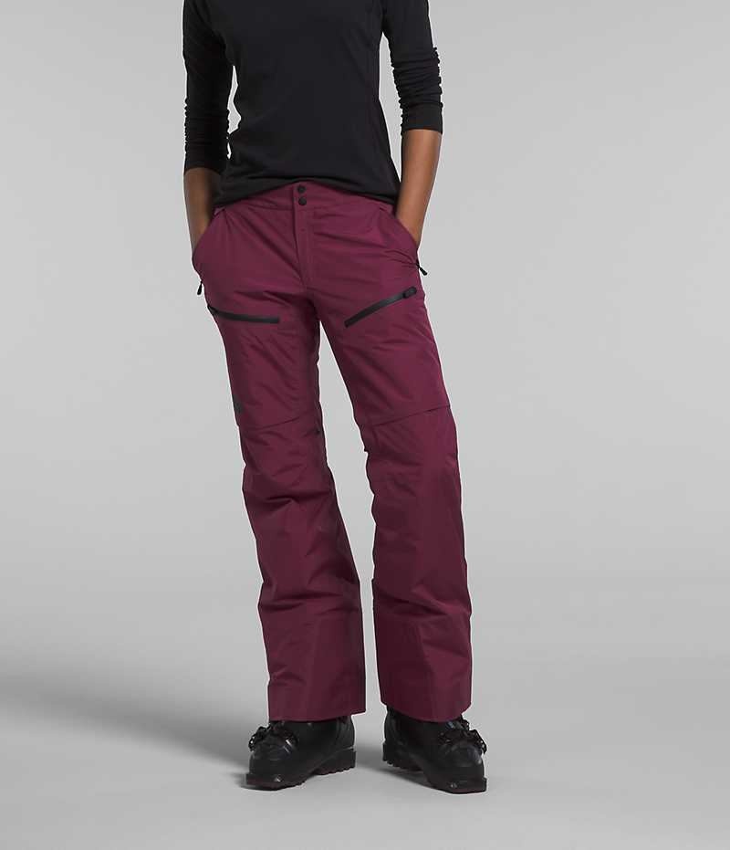 Pantalon Isolé The North Face Dawnstrike GTX Femme Bordeaux | FR UYMJB