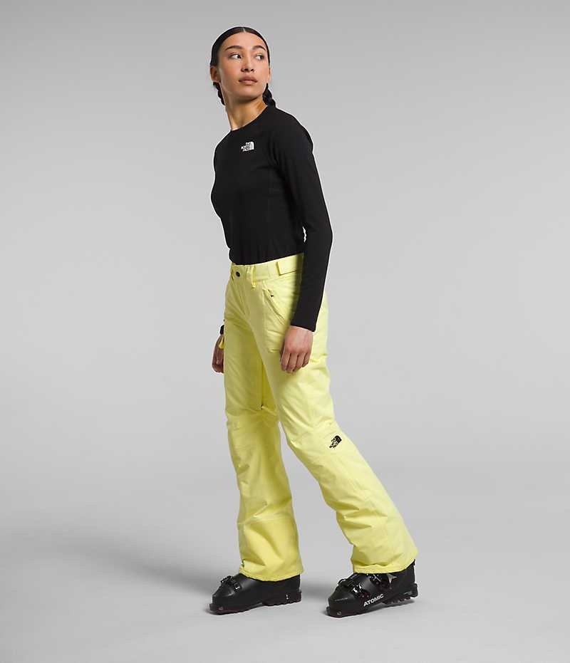 Pantalon Isolé The North Face Freedom Femme Jaune | FRANCE HAETY