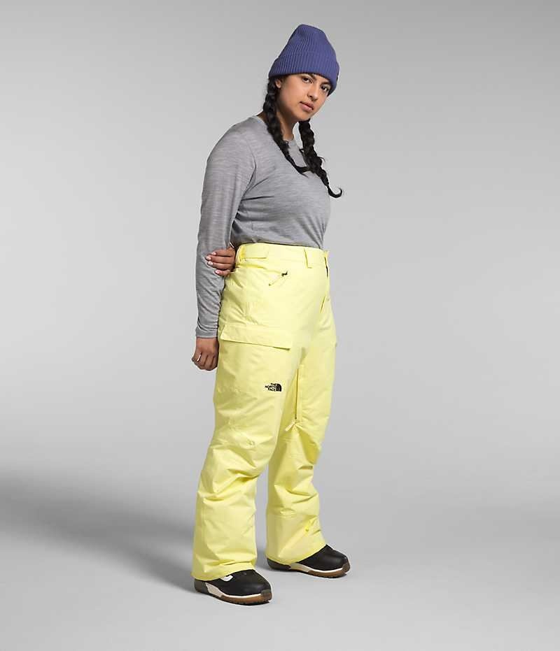 Pantalon Isolé The North Face Plus Freedom Femme Jaune | FRANCE LSDGE