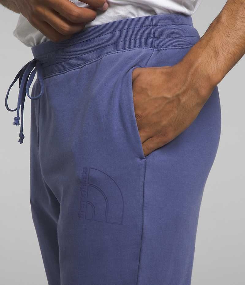 Pantalon Jogging The North Face Garment Dye Homme Bleu | FR GPKEB