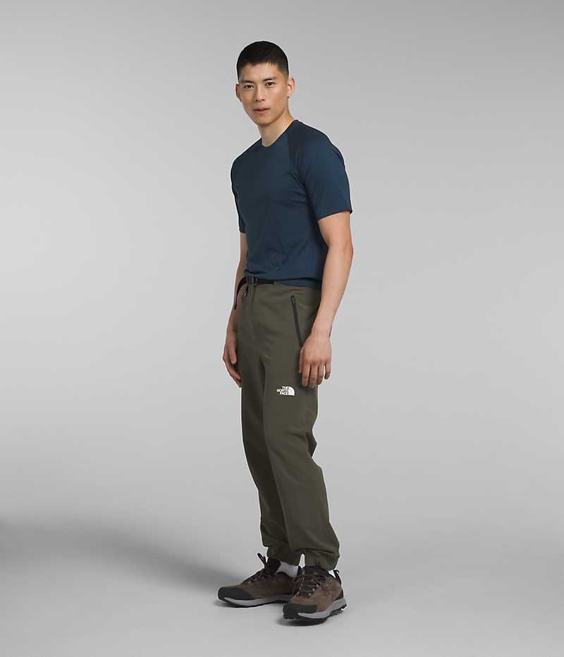 Pantalon Jogging The North Face Paramount Pro Homme Vert Olive | FRANCE EJCQK