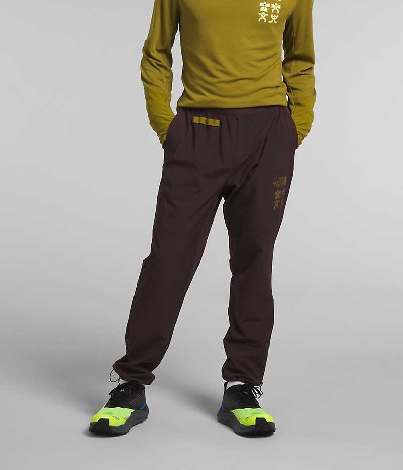 Pantalon Jogging The North Face Trailwear OKT Homme Marron | FR NUIJT