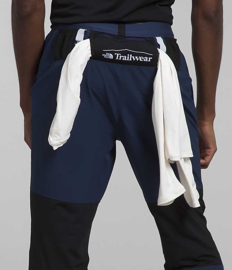 Pantalon Jogging The North Face Trailwear OKT Homme Bleu Marine Noir | FRANCE ZONAX