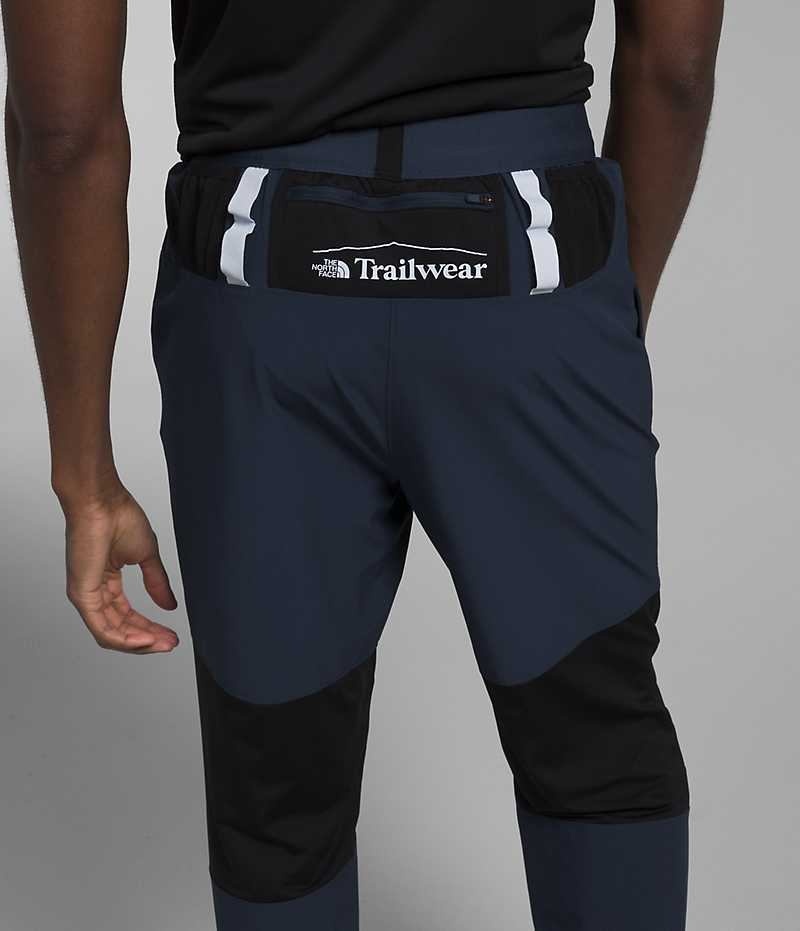 Pantalon Jogging The North Face Trailwear OKT Homme Bleu Marine Noir | FRANCE ZONAX