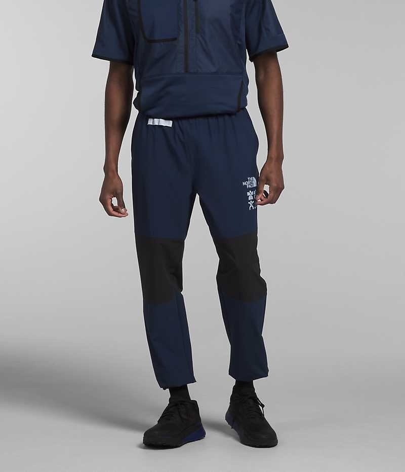 Pantalon Jogging The North Face Trailwear OKT Homme Bleu Marine Noir | FRANCE ZONAX