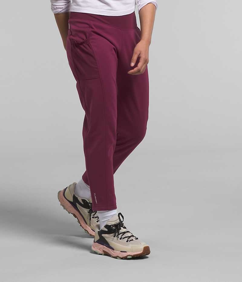 Pantalon The North Face D'hiver Warm Fille Bordeaux | FR CJSQO