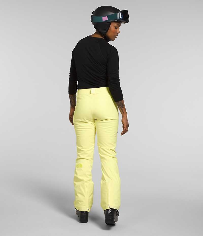 Pantalon The North Face Lenado Femme Jaune | PARIS VIWRZ