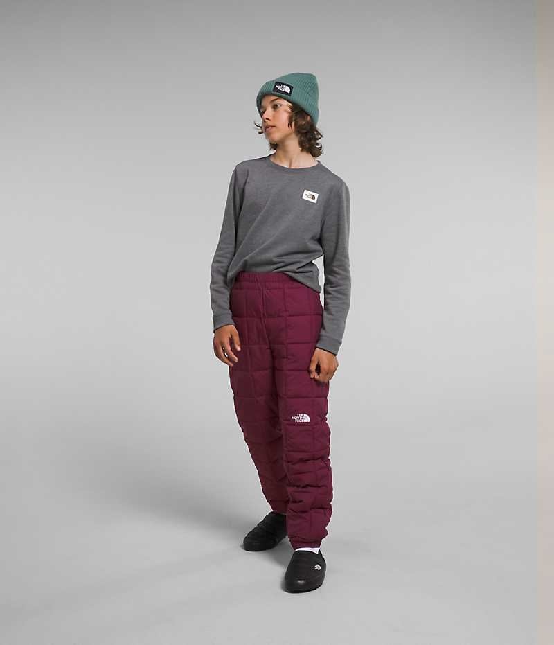 Pantalon The North Face Lhotse Garcon Bordeaux | FR SNZWV
