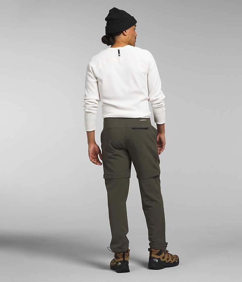 Pantalon The North Face Paramount Pro Convertible Homme Vert Olive | PARIS XWFGD
