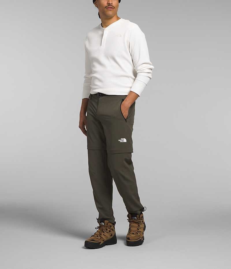 Pantalon The North Face Paramount Pro Convertible Homme Vert Olive | PARIS XWFGD