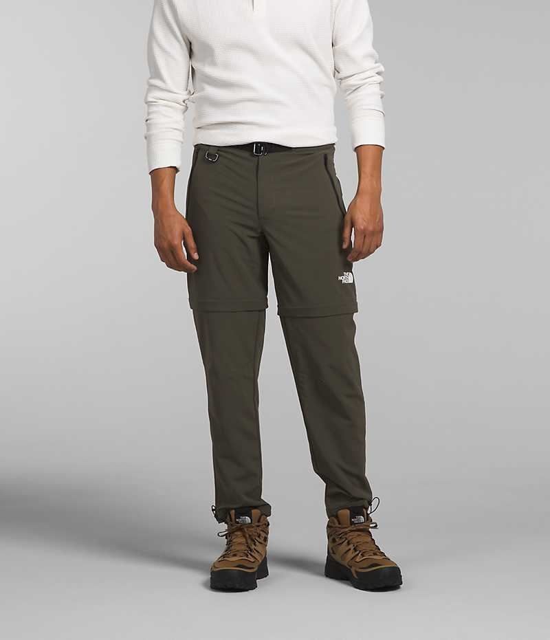 Pantalon The North Face Paramount Pro Convertible Homme Vert Olive | PARIS XWFGD