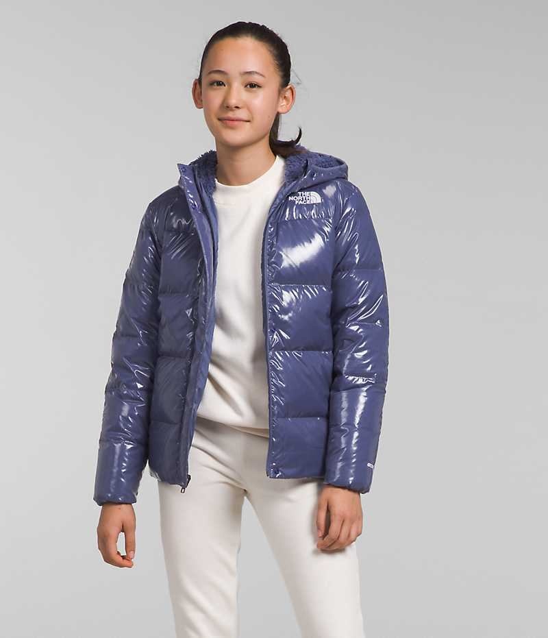 Parka The North Face North Down Fleece-Doublée Fille Bleu | PARIS RDZQI