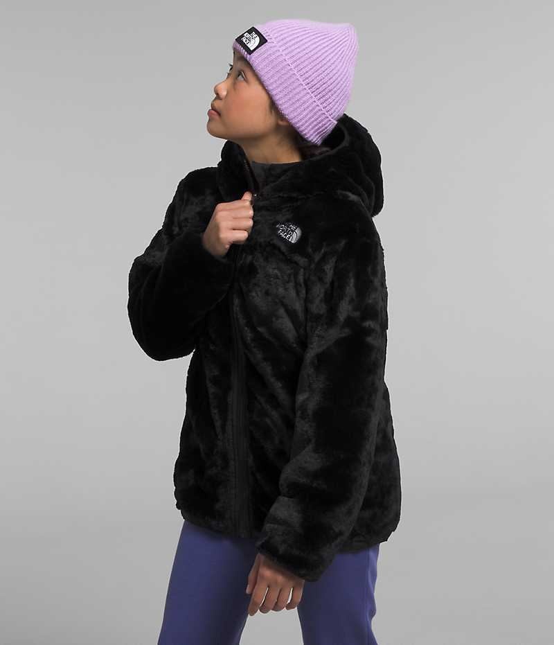 Parka The North Face Reversible Mossbud Fille Noir | PARIS KXONU