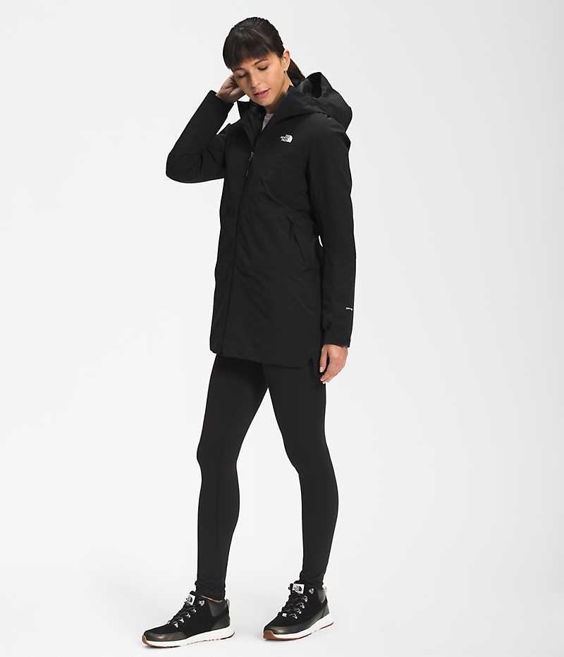 Parka The North Face ThermoBall™ Eco Triclimate® Femme Noir | FRANCE AGSNZ