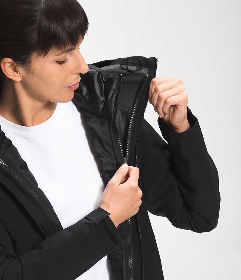 Parka The North Face ThermoBall™ Eco Triclimate® Femme Noir | FRANCE AGSNZ