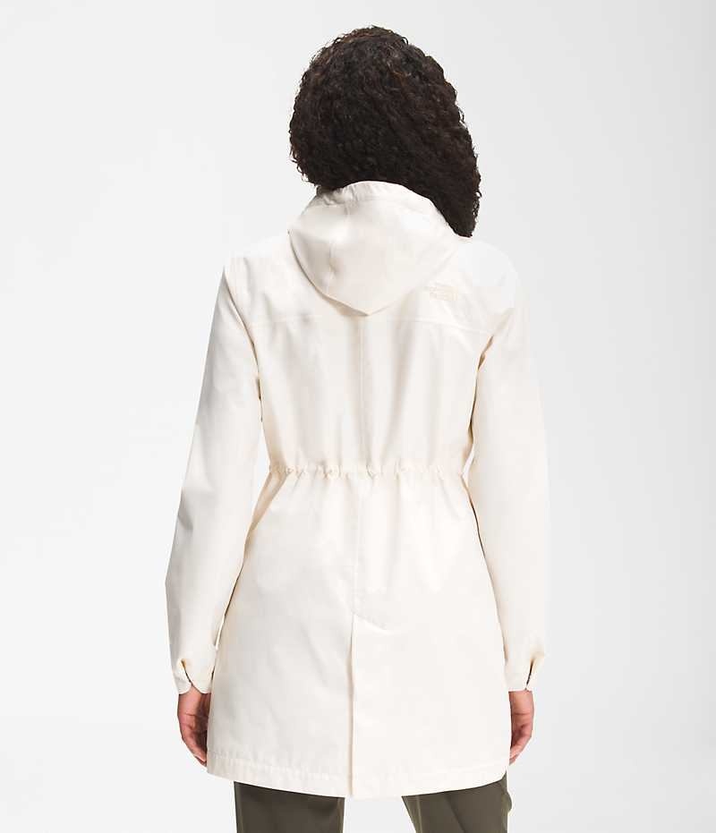 Parka The North Face Woodmont Femme Blanche | PARIS SKZYC