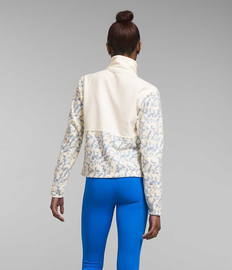 Sweatshirt The North Face Alpine Polartec® 100 ¼-Zip Cowl Femme Blanche | FR EUSZN