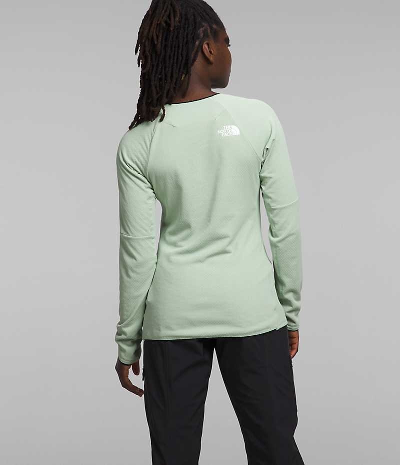 Sweatshirt The North Face Summit Series FUTUREFLEECE™ Crew Femme Menthe | PARIS FPMTO