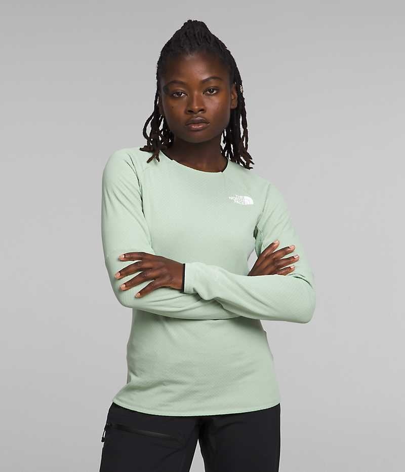 Sweatshirt The North Face Summit Series FUTUREFLEECE™ Crew Femme Menthe | PARIS FPMTO