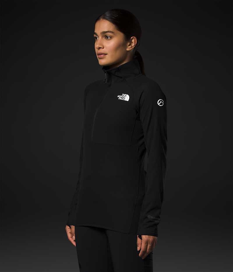 Sweatshirt The North Face Summit Series FUTUREFLEECE™ LT ½-Zip Femme Noir | FR DZWNE