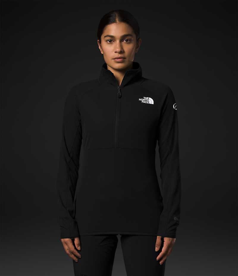 Sweatshirt The North Face Summit Series FUTUREFLEECE™ LT ½-Zip Femme Noir | FR DZWNE