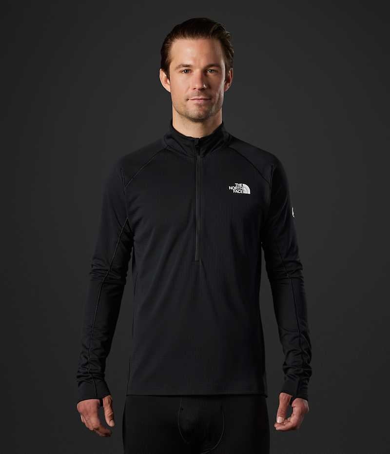 Sweatshirt The North Face Summit Series Crevasse ½-Zip Homme Noir | PARIS WDCJO