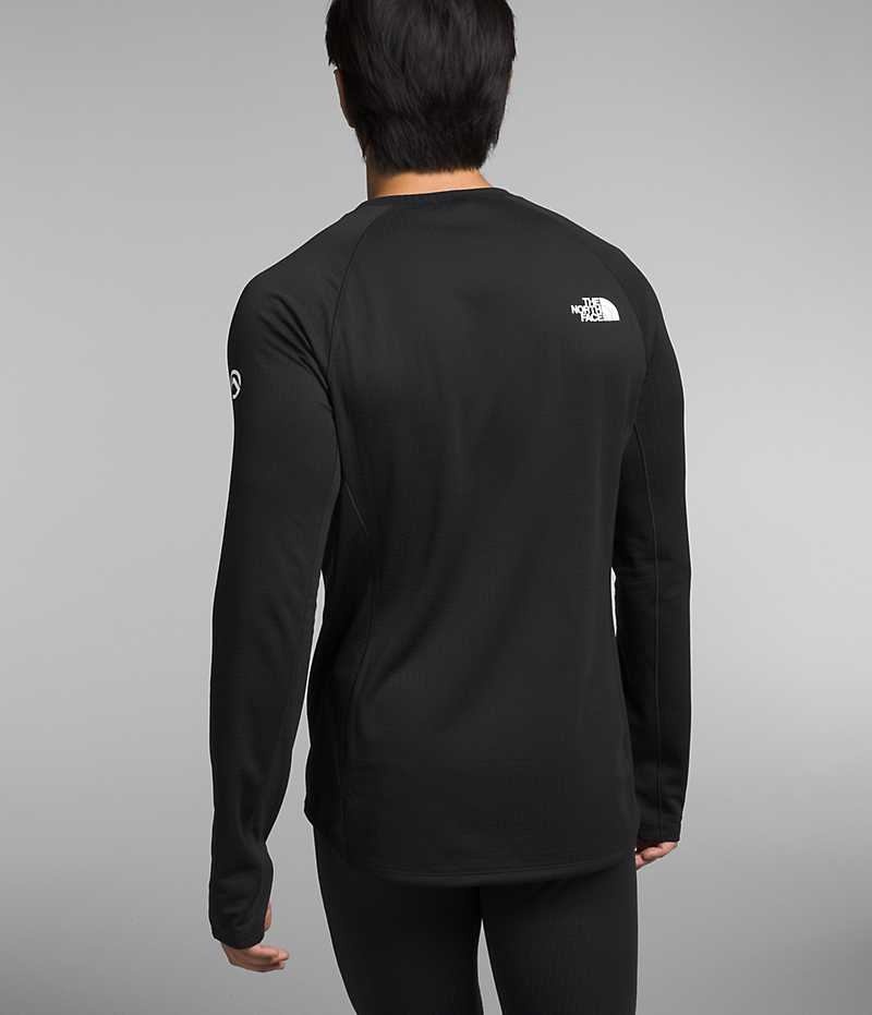 Sweatshirt The North Face Summit Series Pro 120 Crew Homme Noir | FRANCE RWFYP