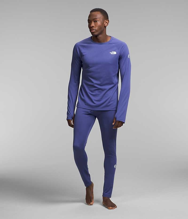 Sweatshirt The North Face Summit Series Pro 120 Crew Homme Bleu | FR YSVWN