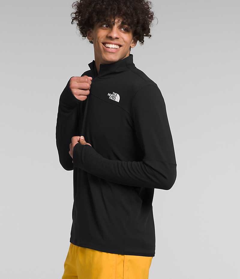 Sweatshirt The North Face Sunriser ¼-Zip Homme Noir | FRANCE ZNWIH