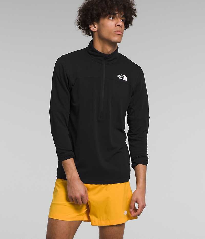 Sweatshirt The North Face Sunriser ¼-Zip Homme Noir | FRANCE ZNWIH