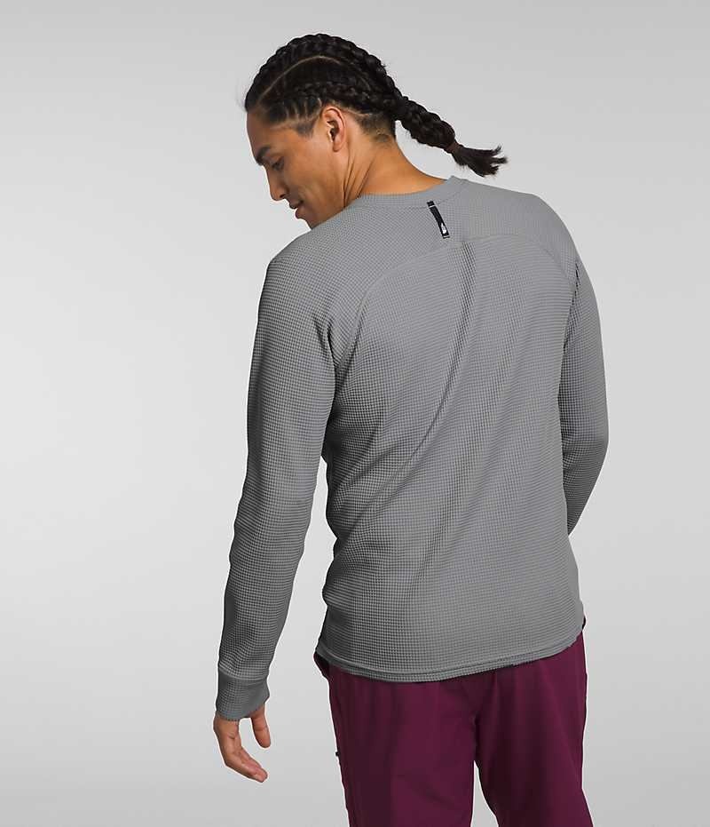 T-Shirt The North Face Canyon Fog Thermal Long Sleeve Henley Homme Grise | PARIS ZOIWC