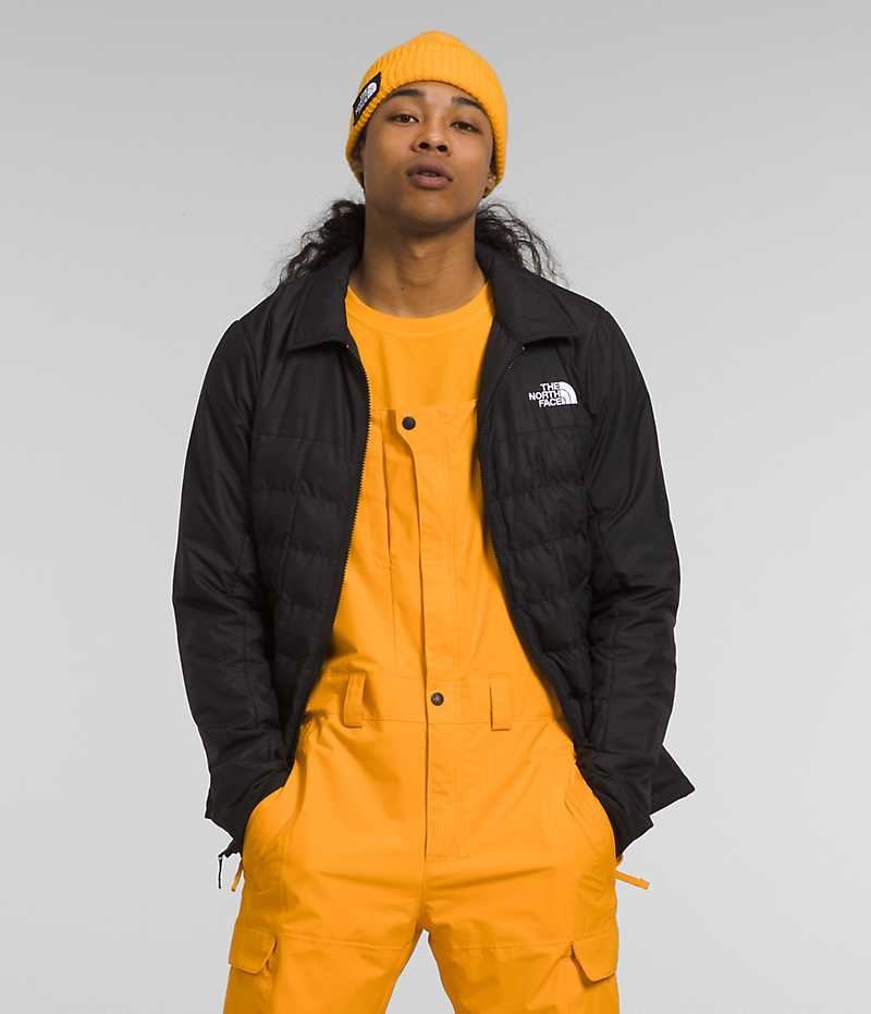 Veste À Capuche The North Face ThermoBall™ Eco Snow Triclimate® Homme Doré Noir | FR IXJPF