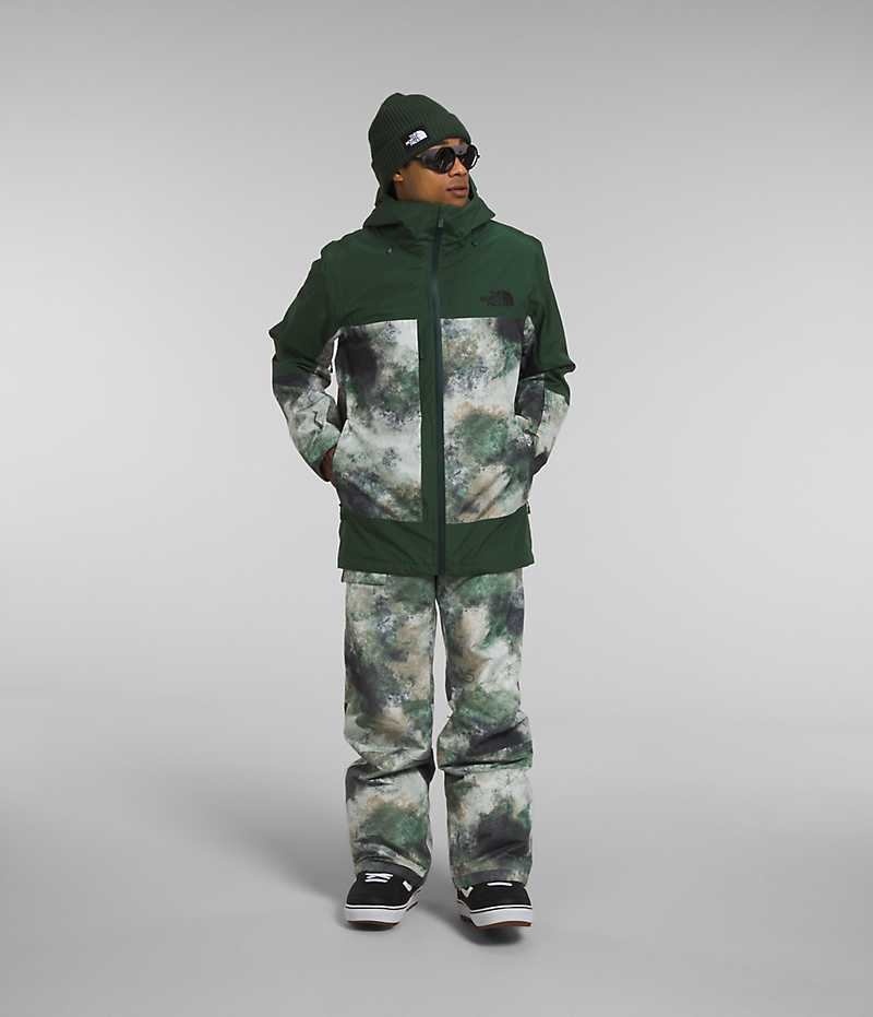 Veste À Capuche The North Face ThermoBall™ Eco Snow Triclimate® Homme Vert | PARIS BEPKA