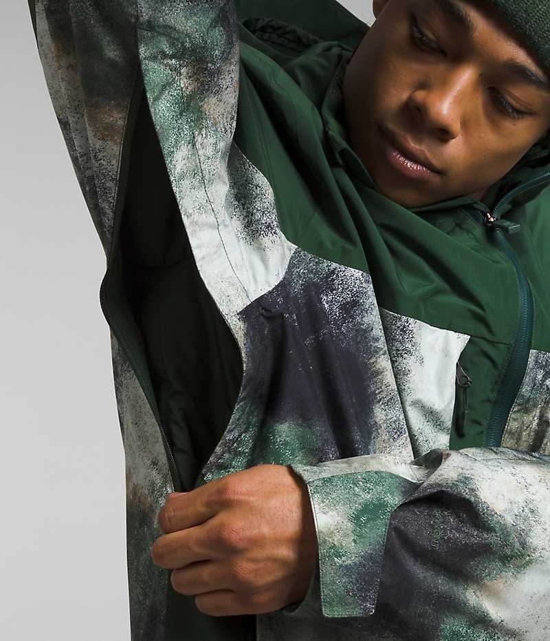 Veste À Capuche The North Face ThermoBall™ Eco Snow Triclimate® Homme Vert | PARIS BEPKA