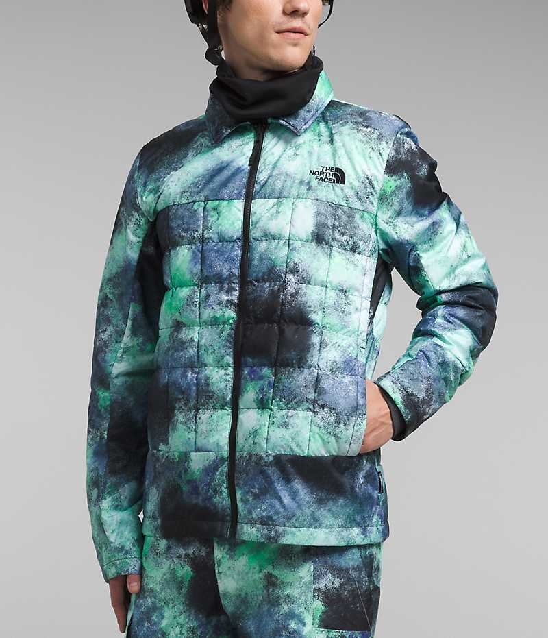 Veste À Capuche The North Face ThermoBall™ Eco Snow Triclimate® Homme Bleu Noir | FRANCE BURLV