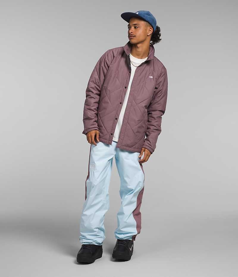 Vestes Isolées The North Face Afterburner Flannel Homme Fushia | FR UDXLZ