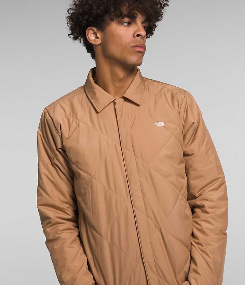 Vestes Isolées The North Face Afterburner Flannel Homme Kaki | PARIS ERDJV