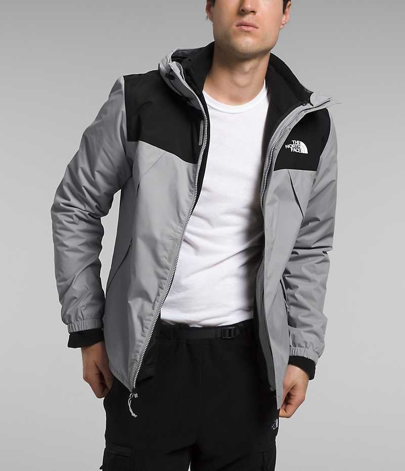 Vestes Isolées The North Face Antora Triclimate® Homme Grise Noir | PARIS RIJQM