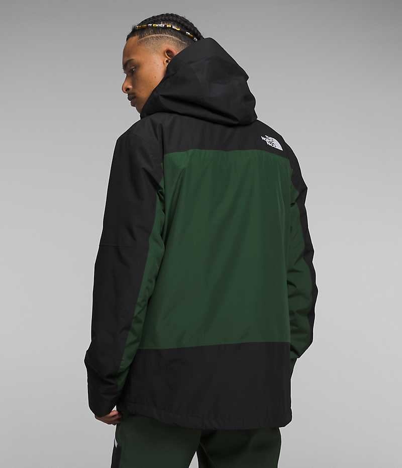 Vestes Isolées The North Face Clement Triclimate® Homme Vert Noir | FRANCE UVALM