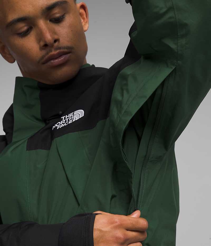 Vestes Isolées The North Face Clement Triclimate® Homme Vert Noir | FRANCE UVALM