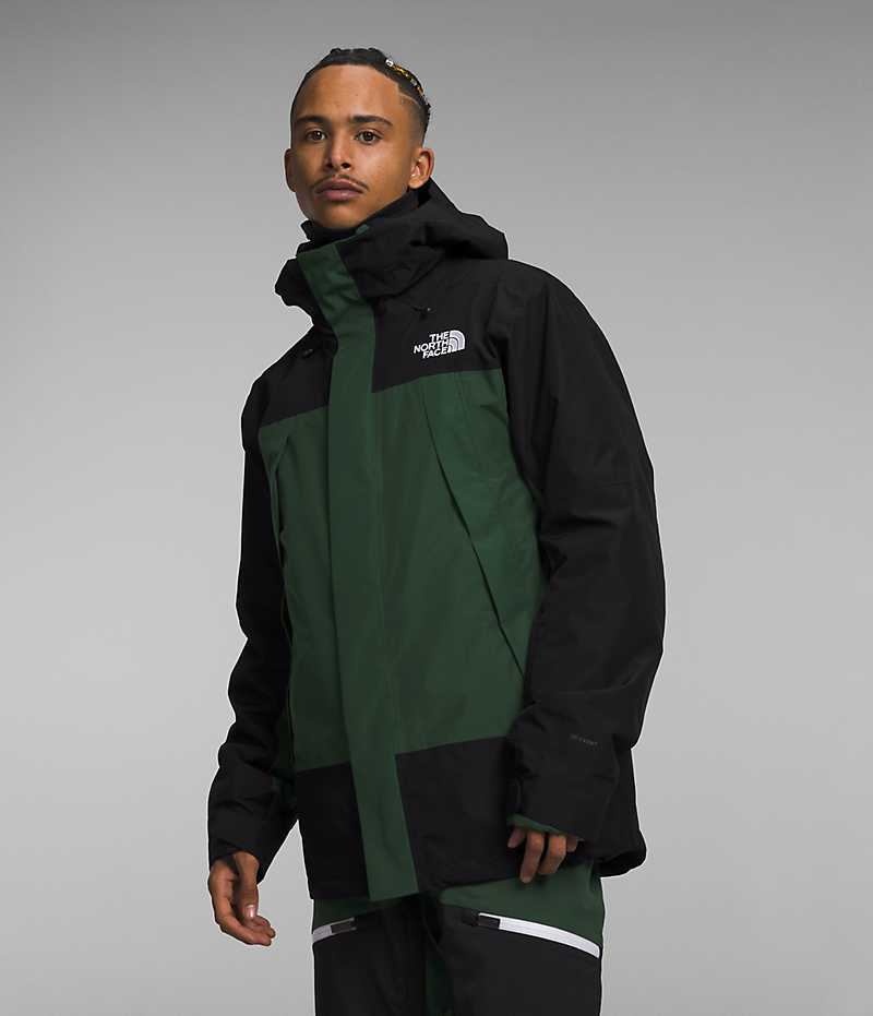 Vestes Isolées The North Face Clement Triclimate® Homme Vert Noir | FRANCE UVALM