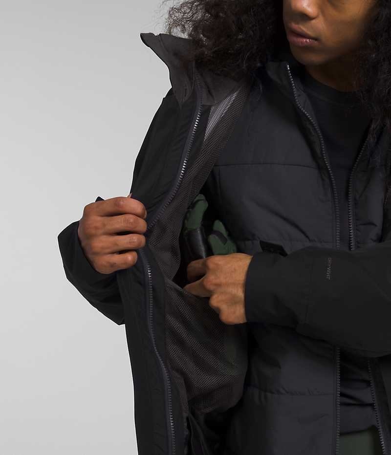 Vestes Isolées The North Face Clement Triclimate® Homme Noir | PARIS YXCOT