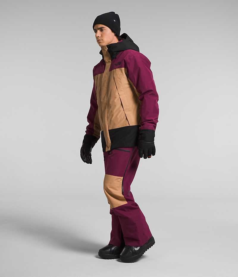 Vestes Isolées The North Face Clement Triclimate® Homme Beige Fushia | FRANCE LKING