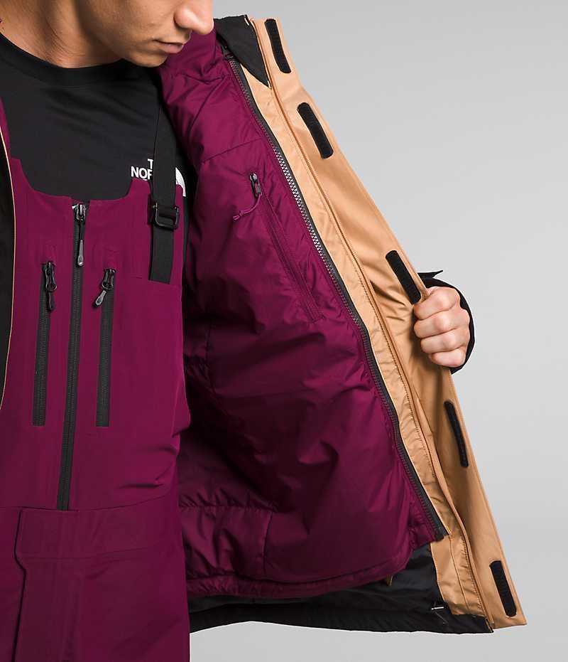 Vestes Isolées The North Face Clement Triclimate® Homme Beige Fushia | FRANCE LKING